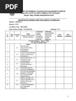 Session Planner and Syllabus Coverage