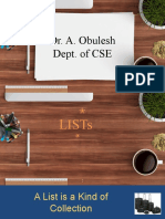 Dr. A. Obulesh Dept. of CSE