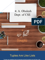 Dr. A. Obulesh Dept. of CSE