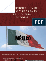 La participación de México y Canadá en la IIGM (1)