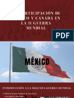 La Participación de México y Canadá en La IIGM