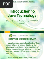 1-Introduction To Java Technology