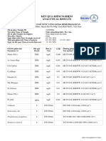 Kết Quả Kiểm Nghiệm Analytical Results