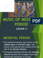Lesson 1 Music of Medieval Period