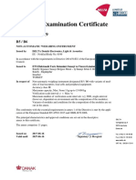 EU Type Examination Certificate No. DK0199.629