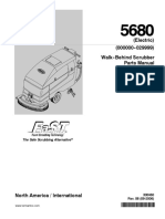 (Electric) Walk - Behind Scrubber Parts Manual (000000 - 029999)