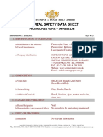 Material Safety Data Sheet: Photocopier Paper - Impression