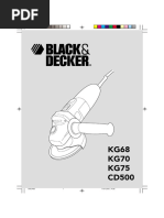 Black and Decker CD500 Angle Grinder