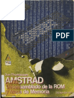 Amstrad Desensamblado de La Rom y Mapa de Memoria Don Thomasson