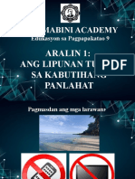 Aralin 1 (Esp 9)