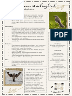 APES Bird Reference Sheet - Alexa Medina