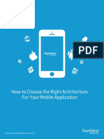 How To Choose The Right Technology Architecture For Your Mobile Application