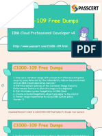 IBM Cloud Professional Developer v4 C1000-109 Exam Dumps