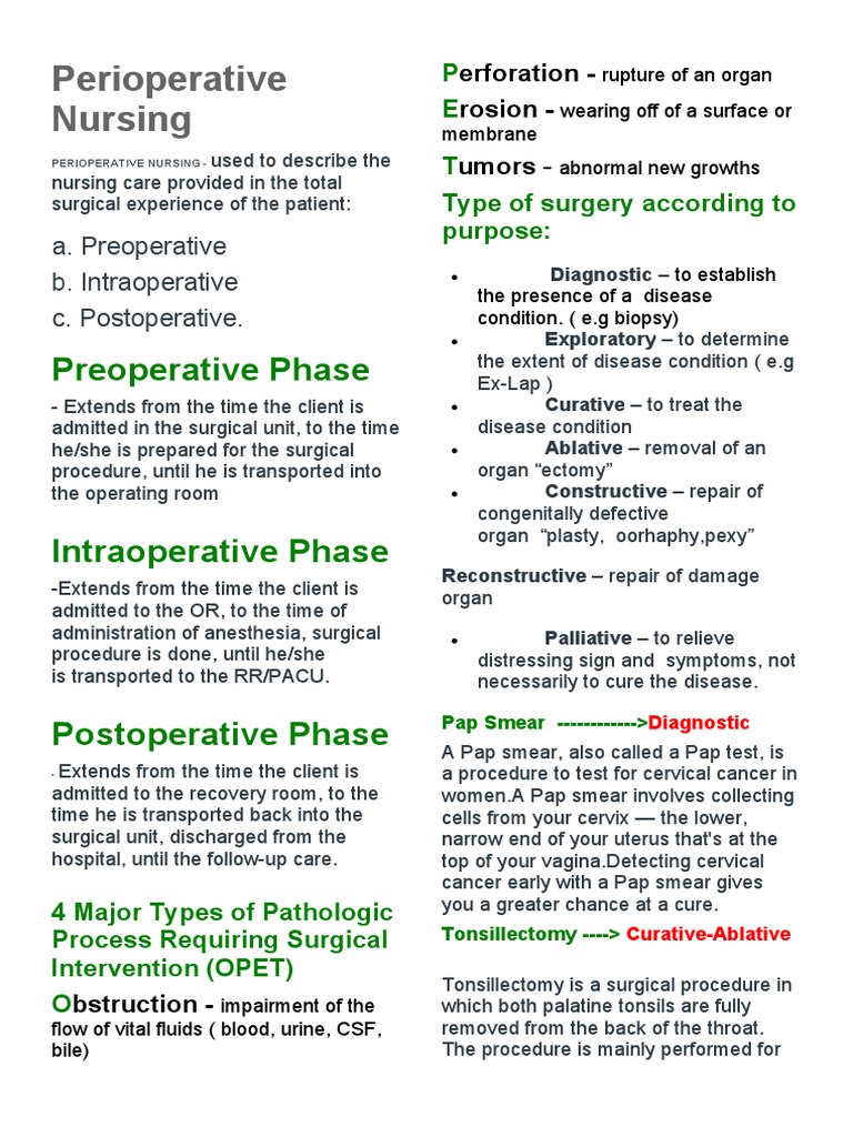 Uncover The Secret Mastering Preoperative Nursing Care - 2t0l34a