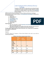 Woven Pant Garments Costing