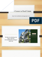 Start Career in Real Estate