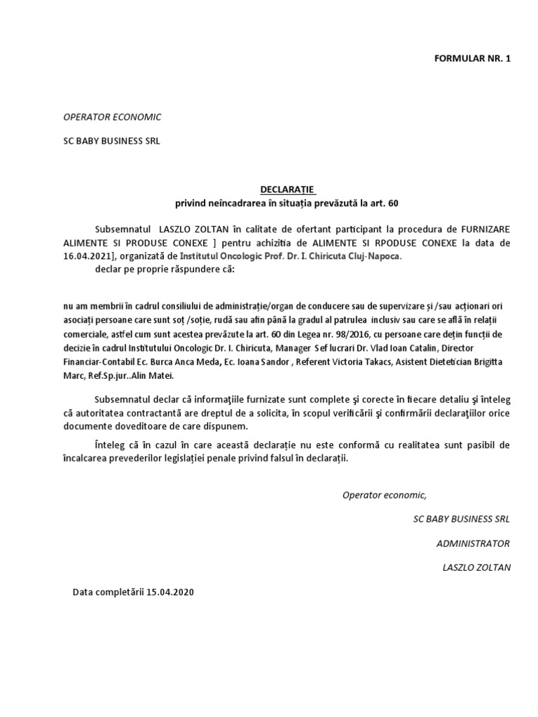 Modele de Formulare. | PDF