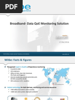 Broadband-Data Qoe Monitoring Solution: © 2013 Witbe, All Rights Reserved. Proprietary and Confidential