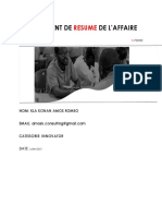 Kfood - The Tef Business Summary Template 22 (French)