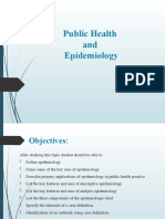 2) Public Health and Epidemiology