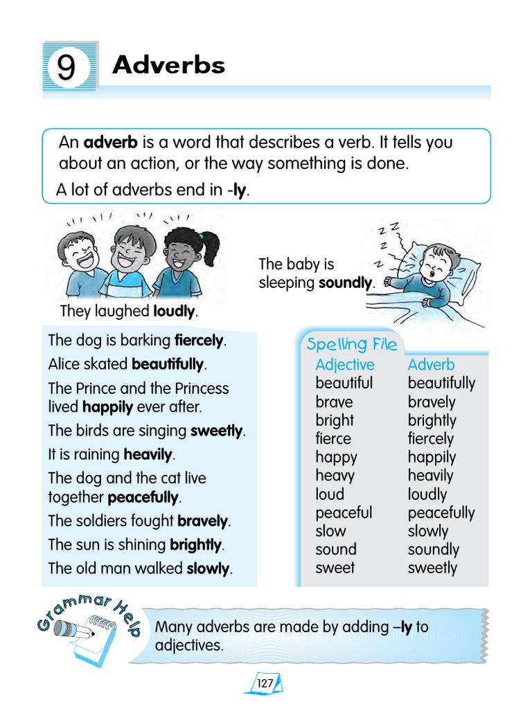 Adverbs: Adverb Is A Word That Describes A Verb. It Tells You Ly | PDF