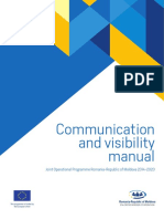 Communication and Visibility Manual: Joint Operational Programme Romania-Republic of Moldova 2014-2020