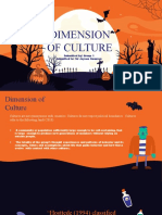 Dimension of Culture Group 1