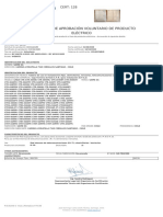 Certificado Serie CTR IP30 IK07