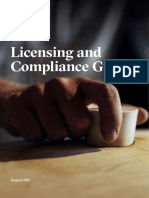 Licensing and Compliance Guide Aug 2021