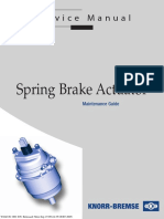 Service Manual: Spring Brake Actuator