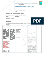 SESION DE APRENDIZAJE MARTES 19 DE OCTUBRE CIENCIA Y TECNOLOGIA