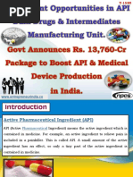 Investment Opportunities in API Bulk Drugs & Intermediates Manufacturing Unit-454479