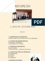 Treinamento RECEPÇÃO Atendimento