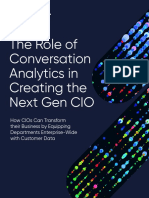 The Role of Conversation Analytics in Creating The Next Gen CIO