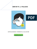 Ebook: Wonder by R. J. Palacio PDF