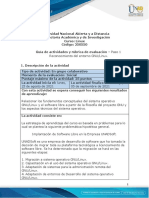 Guía de Actividades y Rúbrica de Evaluación - Paso 1 - Reconocimiento Del Entorno GNULinux