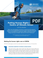 UNFCCC COP26 Priorities and Updates From UN Human Rights