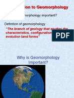 Introduction To Geomorphology