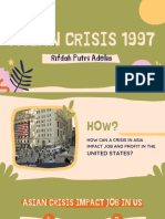 Rifdah Putri Adelia (210203793) ASIAN CRISIS 1997 