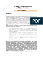 Normas UNESCO Sobre Competencias en TIC para Docentes - I. Marco de Políticas