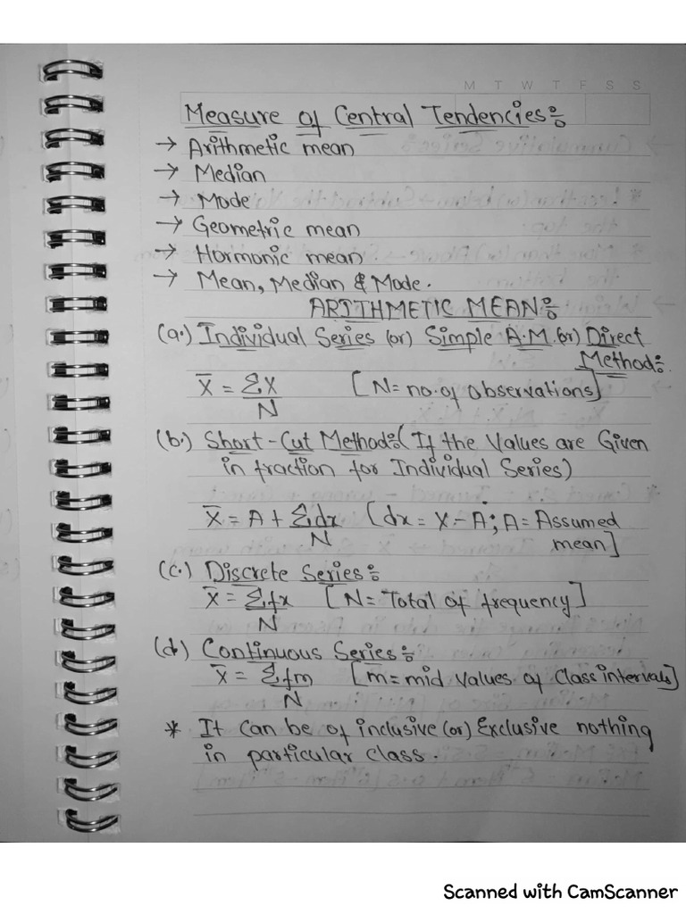 Statistics Formulas | PDF