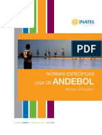 Normas Especificas Andebol (Liga Do Inatel)