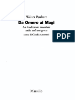 Walter Burkert - Da Omero Ai Magi - La Tradizione Orientale Nella Cultura Greca-Marsilio (1999)