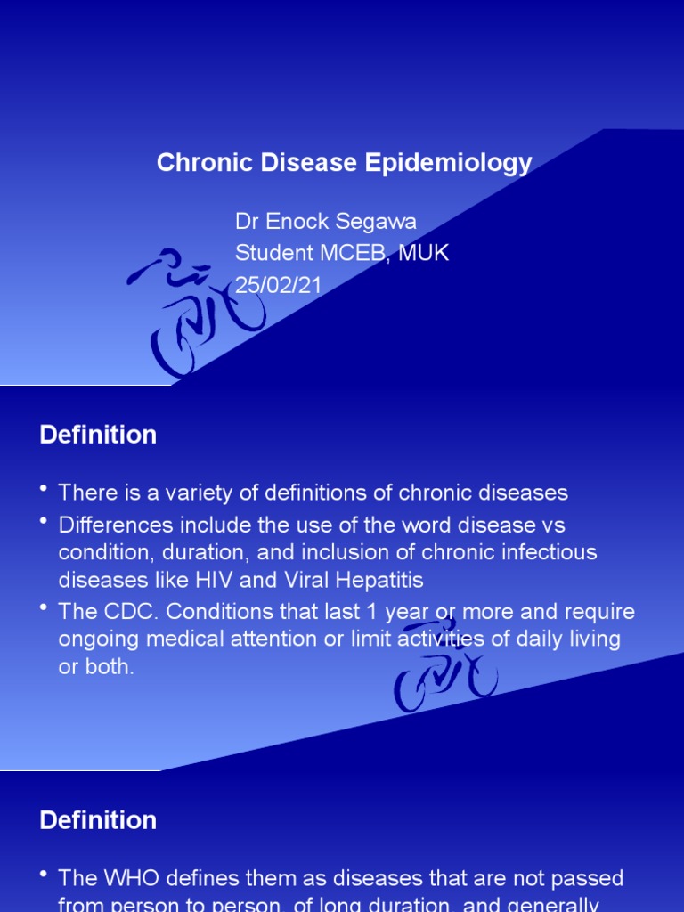 Chronic Disease Epidemiology | PDF | Non Communicable Disease | Chronic ...
