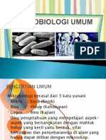 BAGIAN 1 Mikrobiologi Umum (Pendahuluan)