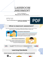 M1L4 - Classroom Assessment For The K To 12 Basic Educ Program