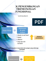 Prospek Pengembangan Trend Pangan Fungsional - 2021