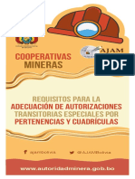 Requisitos para la adecuación de contratos mineros de arrendamiento suscritos por COMIBOL sobre áreas de reserva fiscal