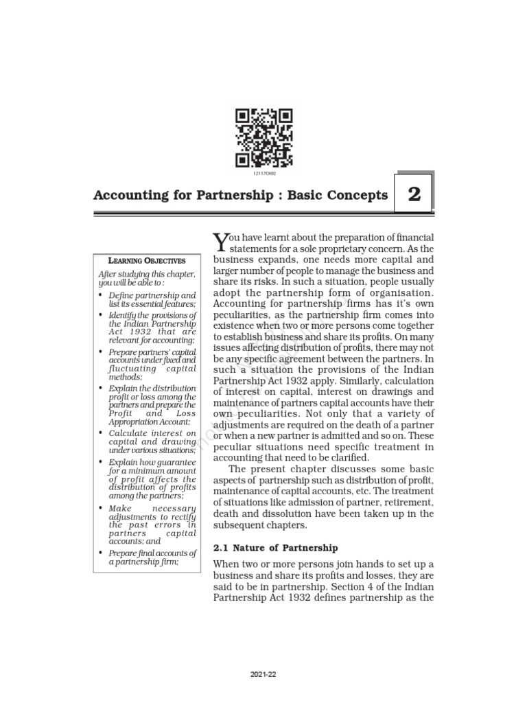 Partnership Accounting Basics | PDF | Partnership | Debits And Credits