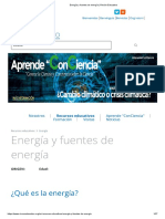 Energía y Fuentes de Energía _ Rincón Educativo